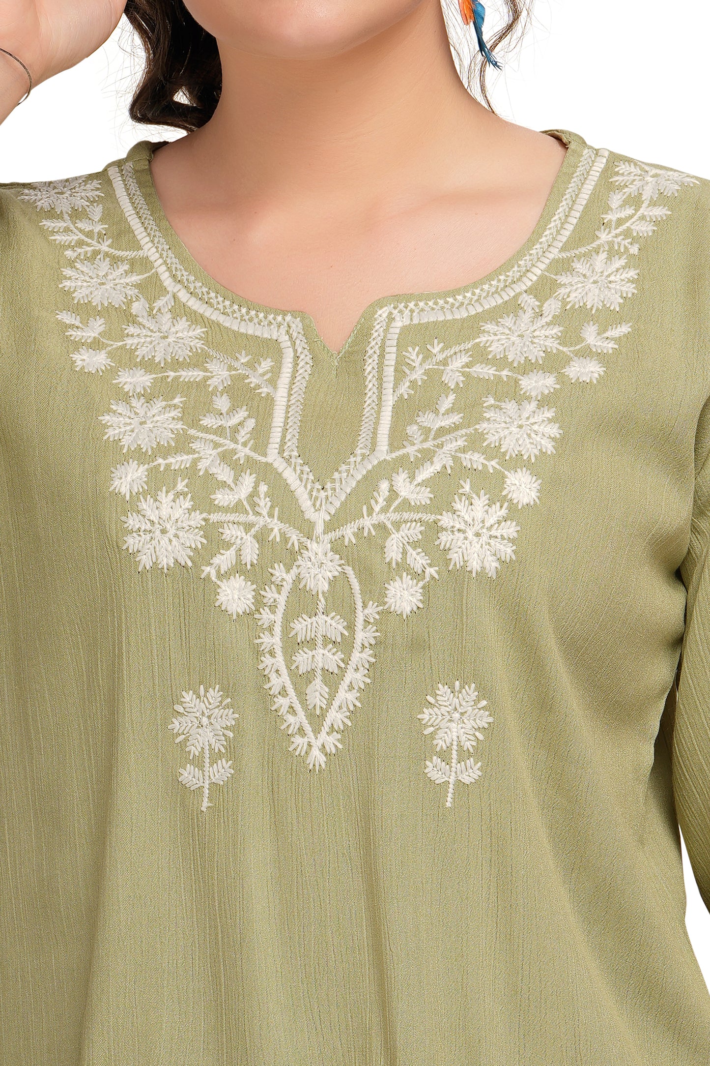 green tops for women