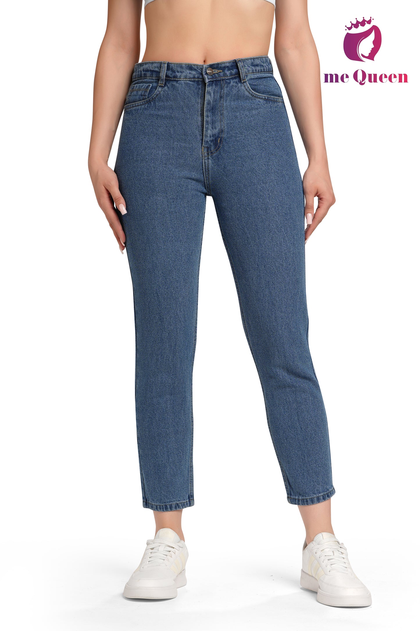 MeQueen Women's Independence Blue Fit Denim Jeans
