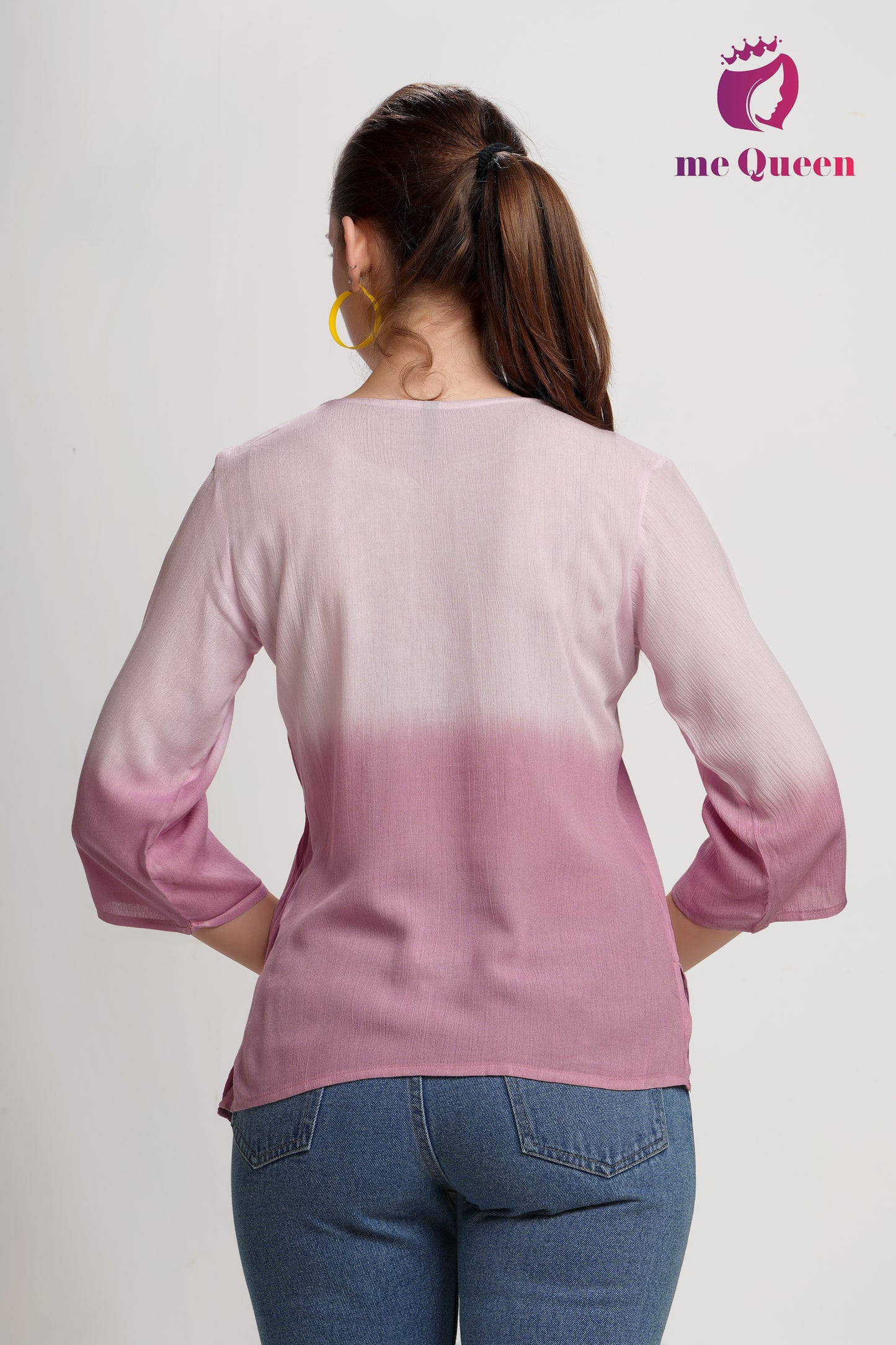 MeQueen's Pink Ombre: A Touch of Delicate Embroidery