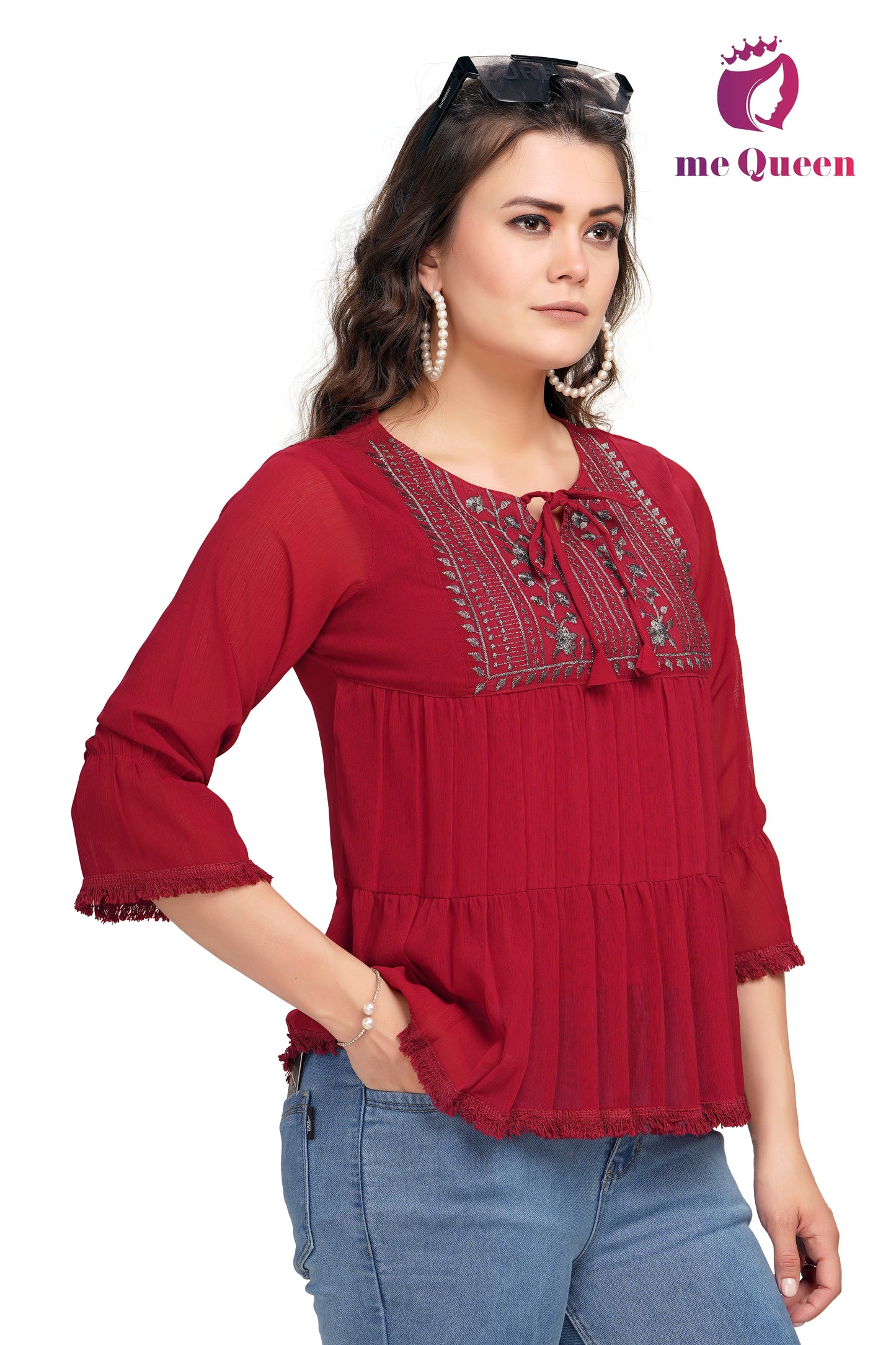 red tops for women