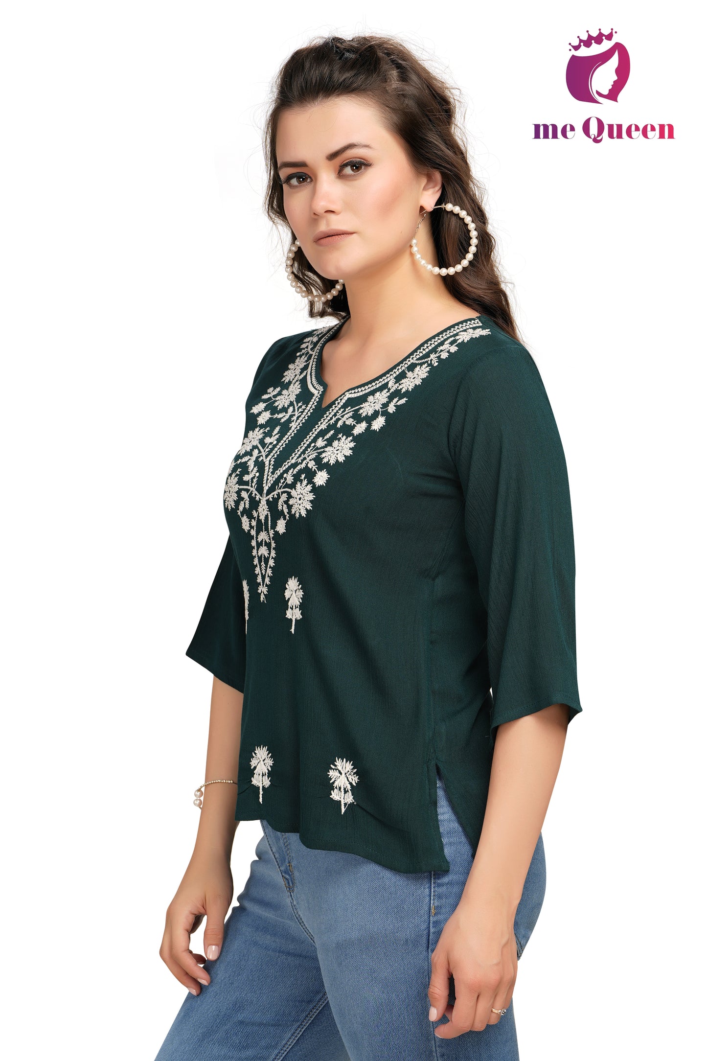 green tops for women