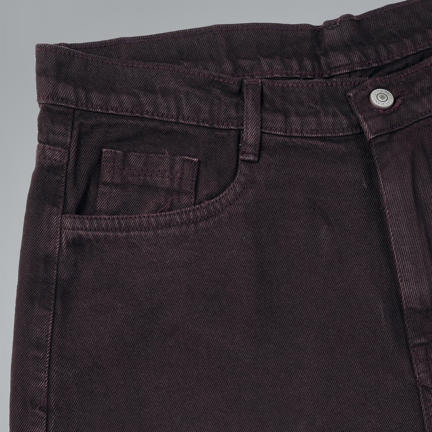 MQ Denim Men's Brown Straight Fit Stylish Non Stretch Mid Rise Pure Cotton Crafted with Premium Fabric Relaxed Jeans Available in Variety of Colour