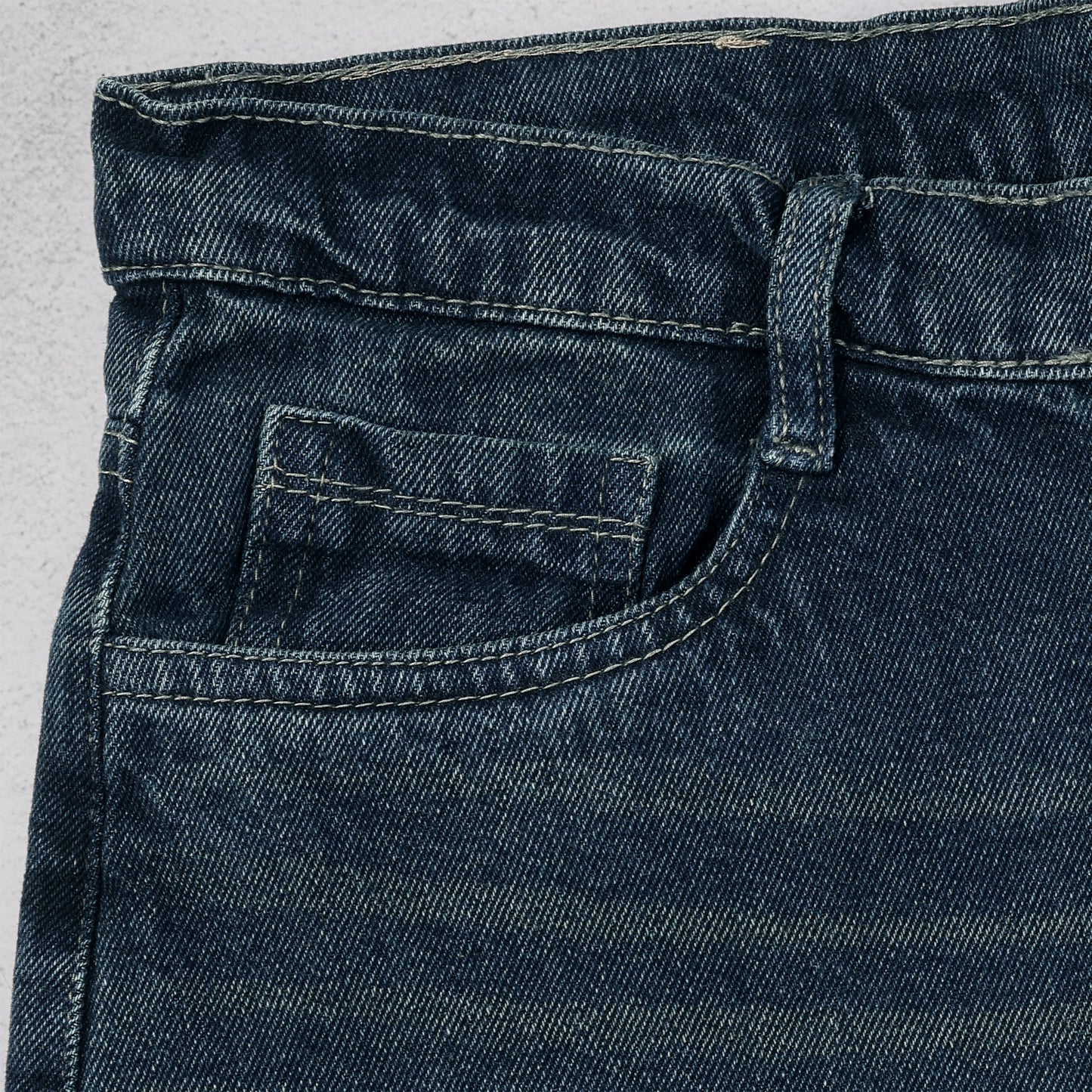 MQ Denim Non Stretchable Dark Blue Mid Rise Cotton Simple Style Timeless Casual wear Men Jeans