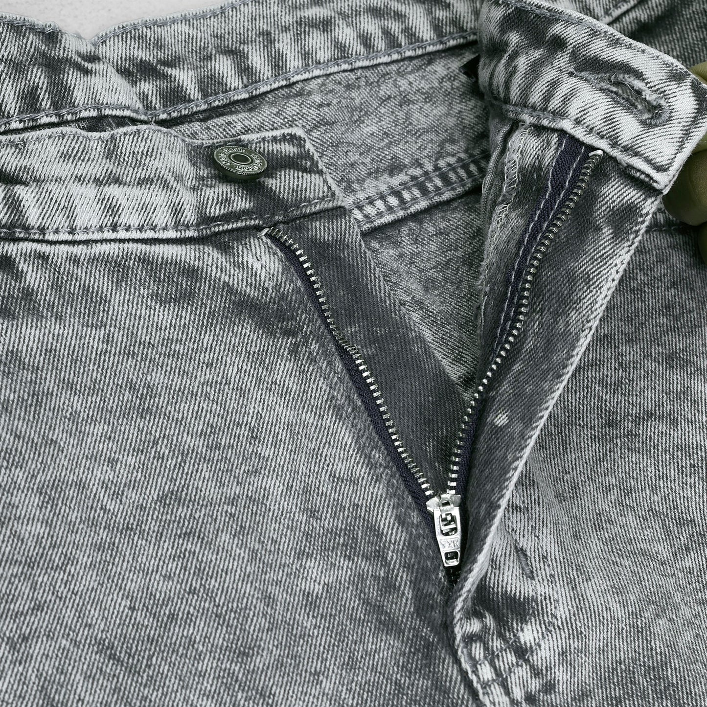 MQ Denim Grey Ballblast Straight Fit Stylish Non Stretch Mid Rise Pure Cotton Crafted with Premium Fabric Relaxed Jeans Available in Variety of Colour