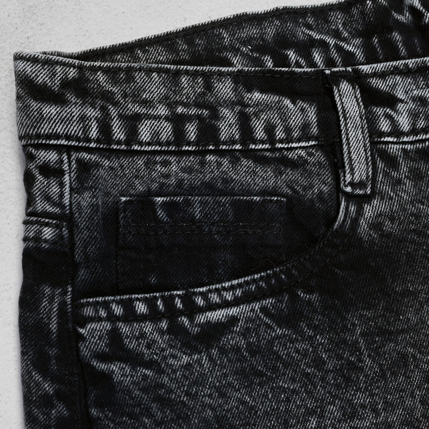 MQ Denim Black Ballblast Straight Fit Stylish Non Stretch Mid Rise Pure Cotton Crafted with Premium Fabric Relaxed Jeans Available in Variety of Colour