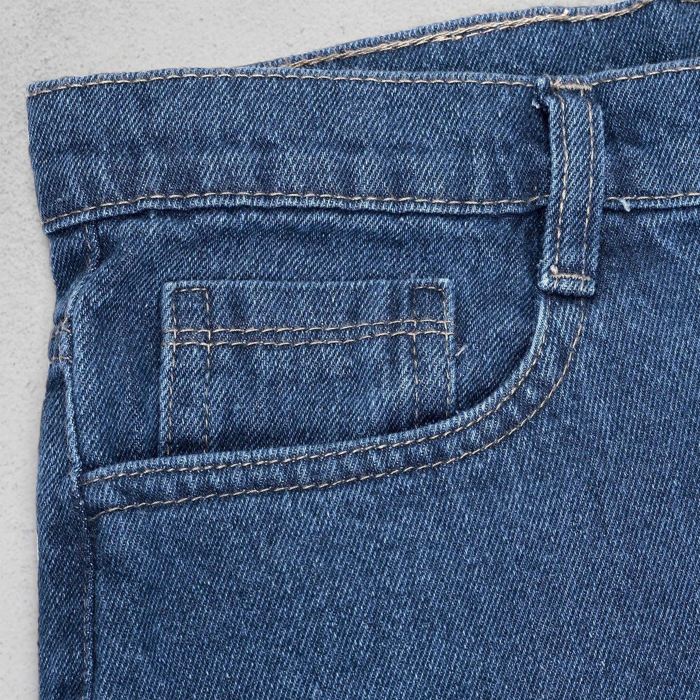 MQ Denim Non-Stretchable Dark Blue Straight Fit Knee Ripped Distressed Stylish Mid Rise Pure Cotton Fabric Men's Jeans Offered in Various Shades