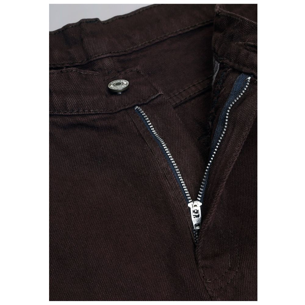 MQ Denim Men's Straight Fit 6-Pocket Cargo Mid Rise Green Jeans, Non-Stretchable and Pure Cotton Denim. Trendy and Comfortable Casual Wear (Copy)