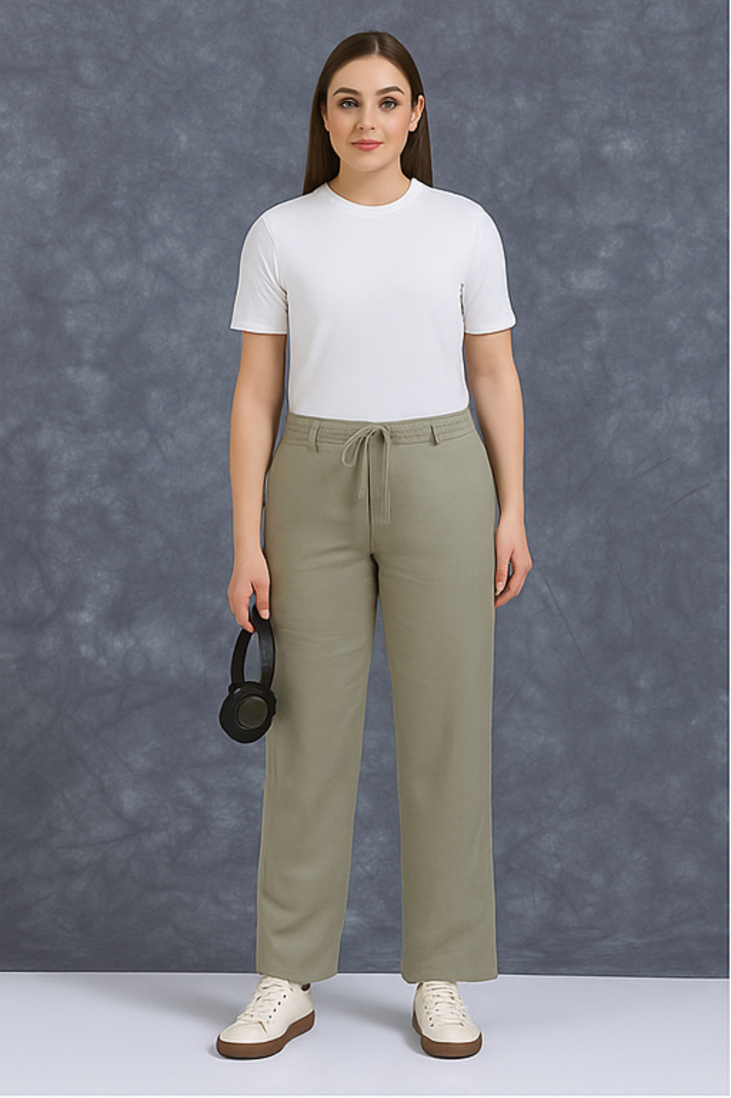 me Queen Women's Relaxed Fit Stylish Pista Linen Pants – Lightweight, Breathable, and Versatile Casual Wear