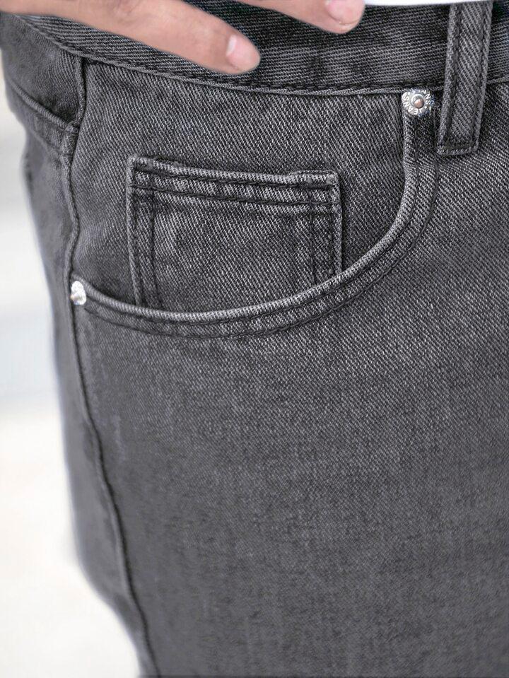 MQ Denim Grey Straight Fit Stylish Non Stretch Mid Rise Pure Cotton Crafted with Premium Fabric Relaxed Jeans Available in Variety of Colour