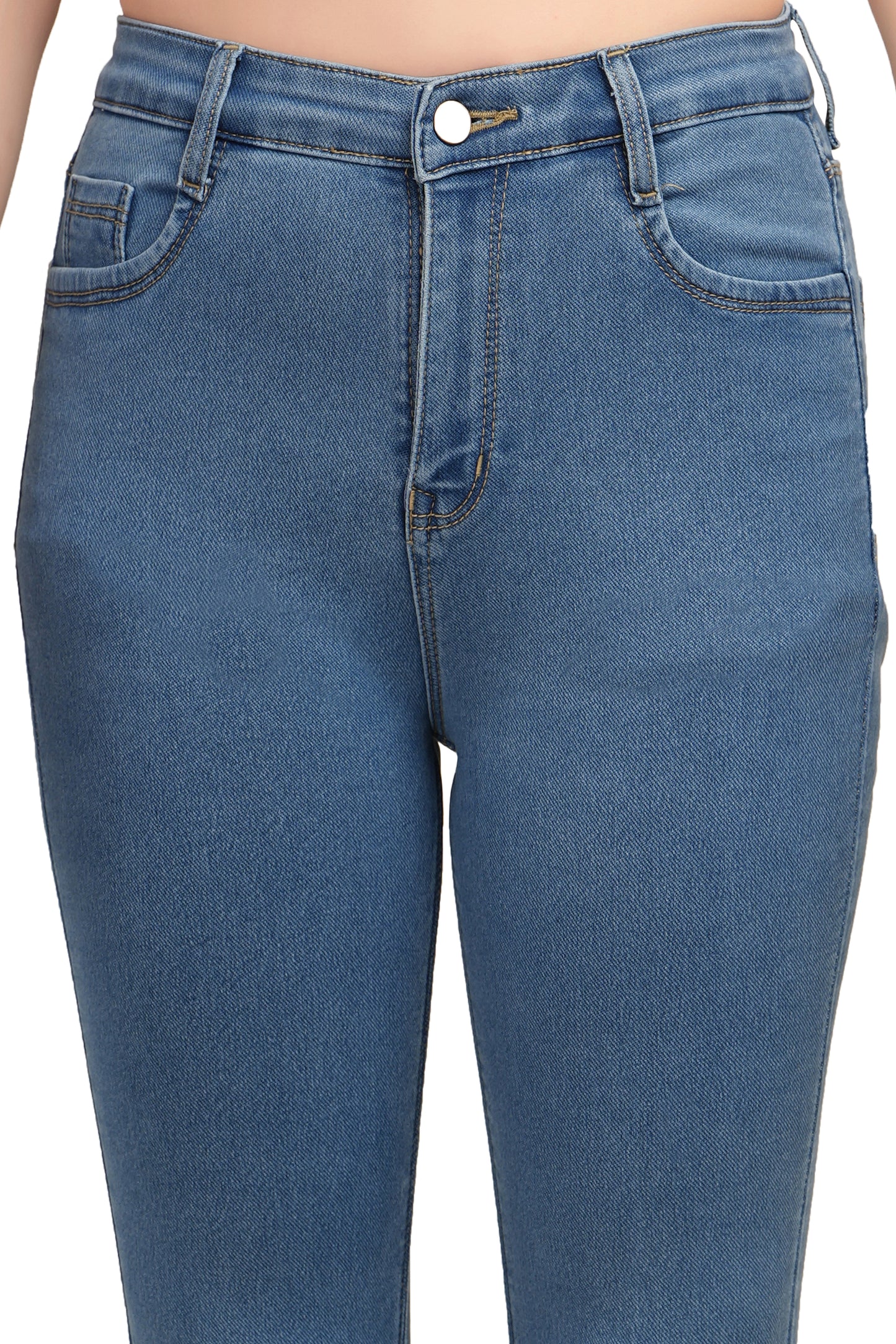 MeQueen Skinny Fit Women Blue Jeans