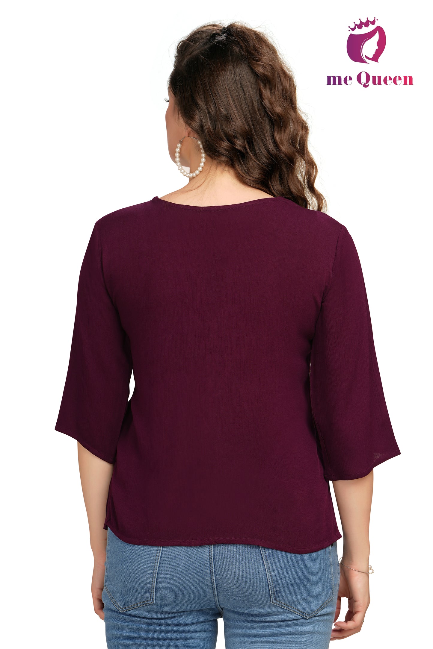 maroon tops for women