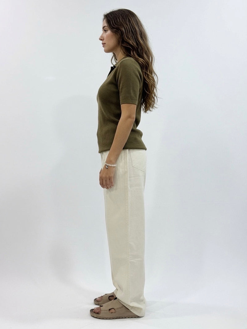 COTTON TROUSER PANT BEIGE