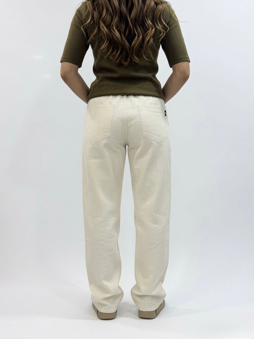 COTTON TROUSER PANT BEIGE