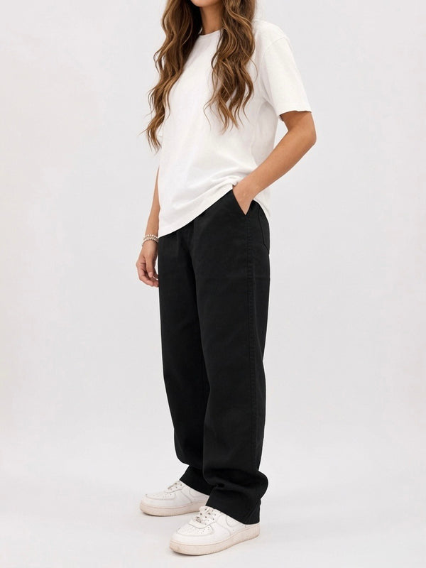 COTTON TROUSER PANT BLACK