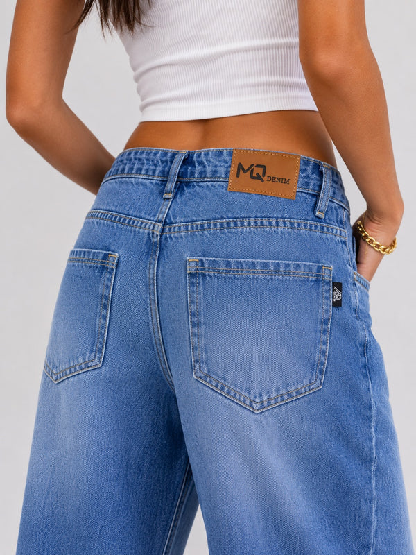 STONE MIST BLUE WASH SUPER WIDE LEG