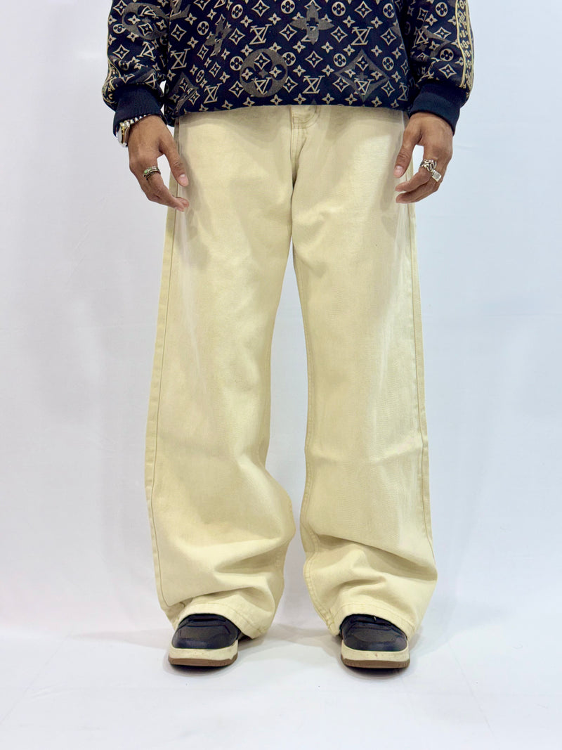 BAGGY FIT DENIM (METRO BEIGE BAGGY)