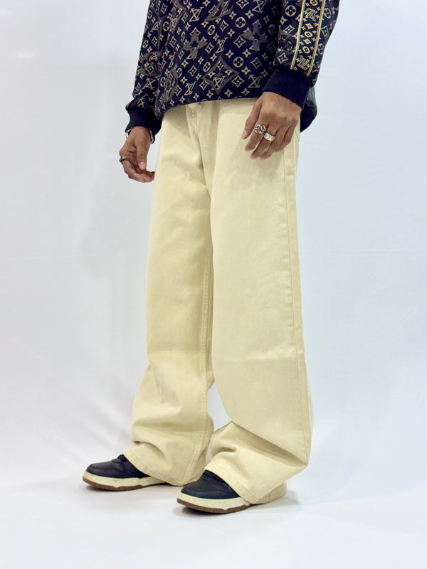 BAGGY FIT DENIM (METRO BEIGE BAGGY)