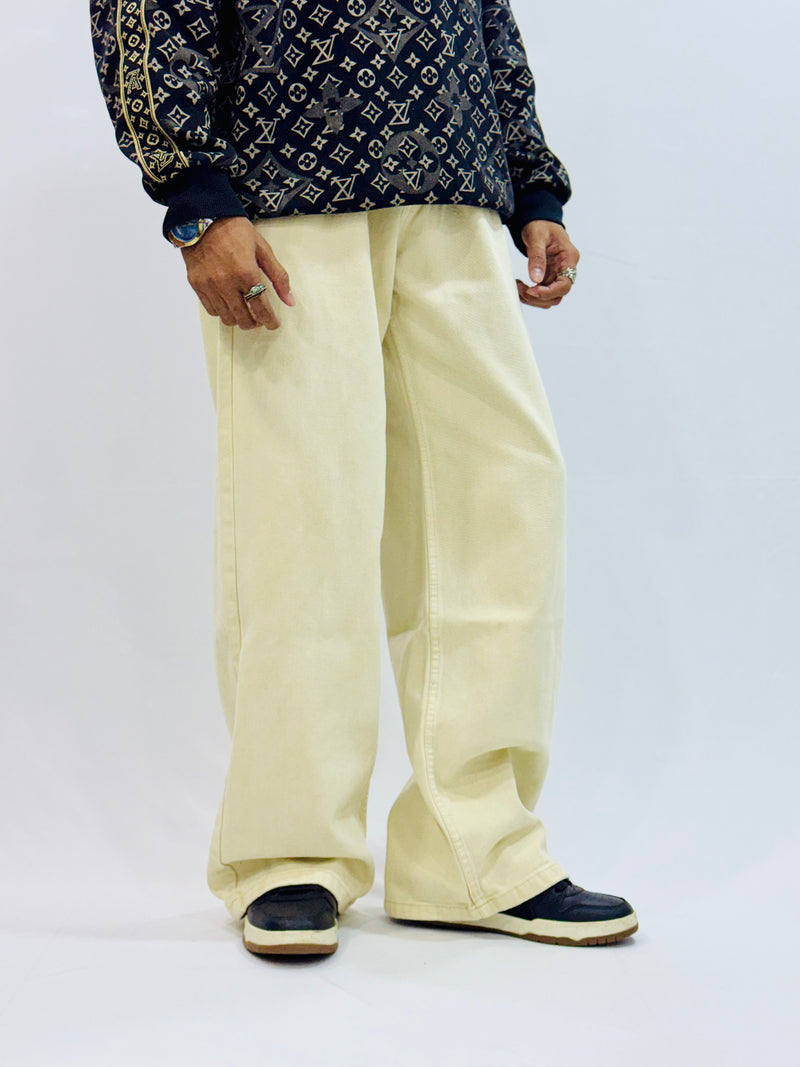 BAGGY FIT DENIM (METRO BEIGE BAGGY)