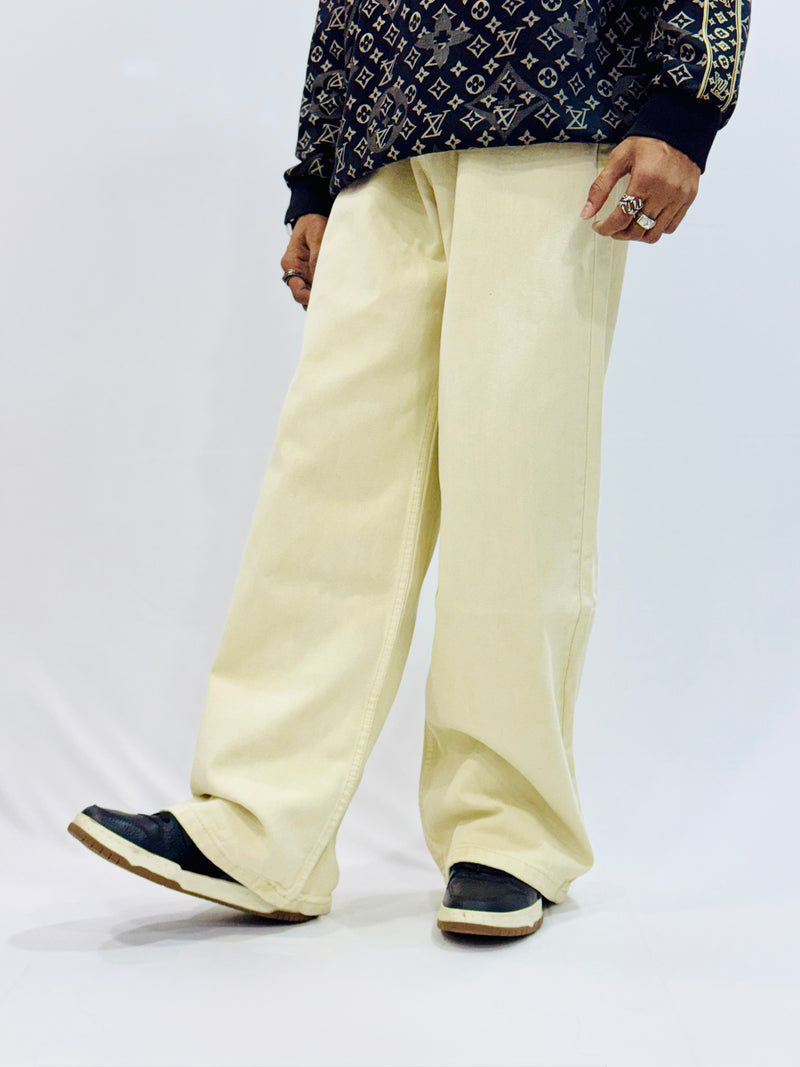 BAGGY FIT DENIM (METRO BEIGE BAGGY)