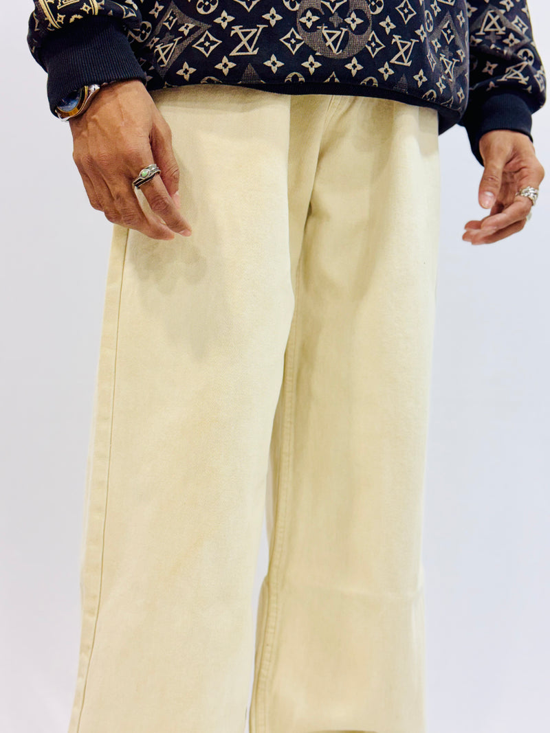 BAGGY FIT DENIM (METRO BEIGE BAGGY)
