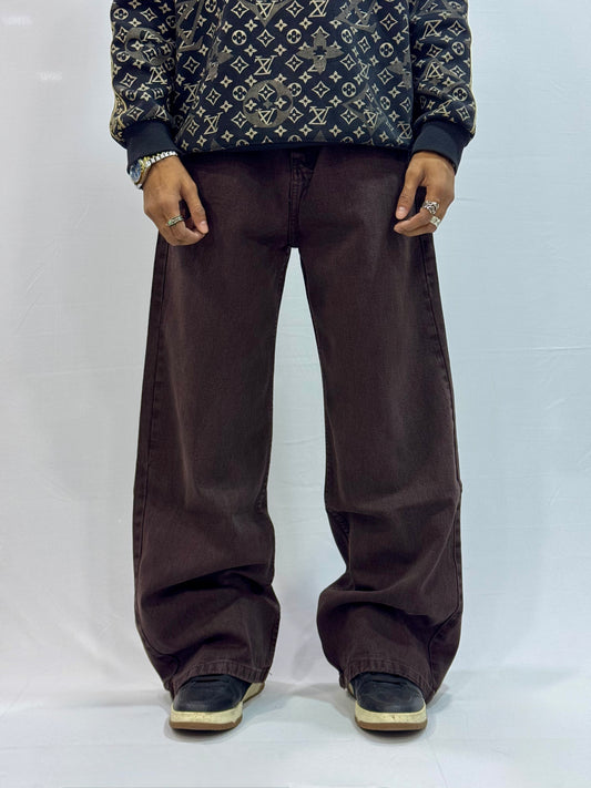 BAGGY FIT DENIM (MOCHA BROWN BAGGY)