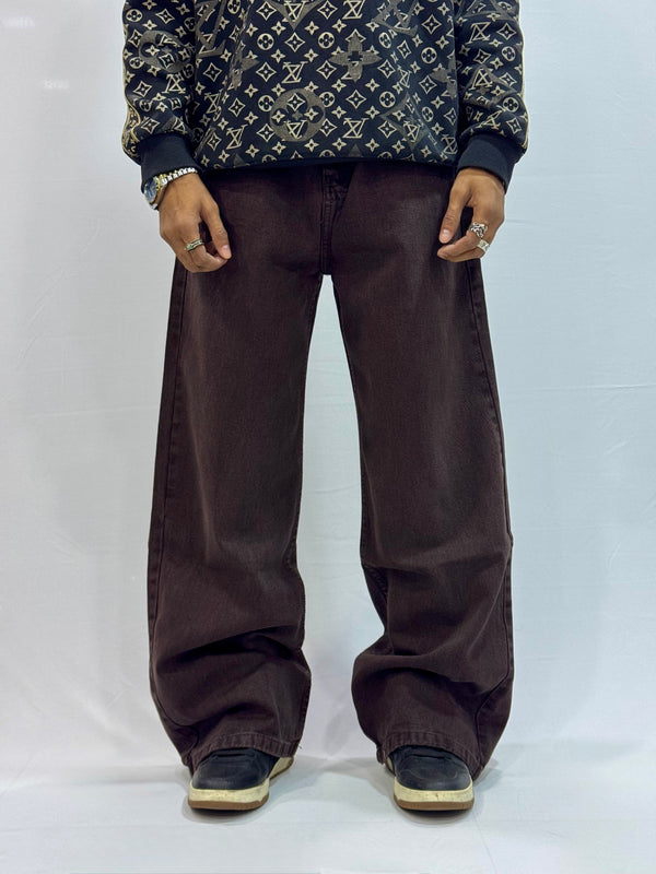 BAGGY FIT DENIM (MOCHA BROWN BAGGY)
