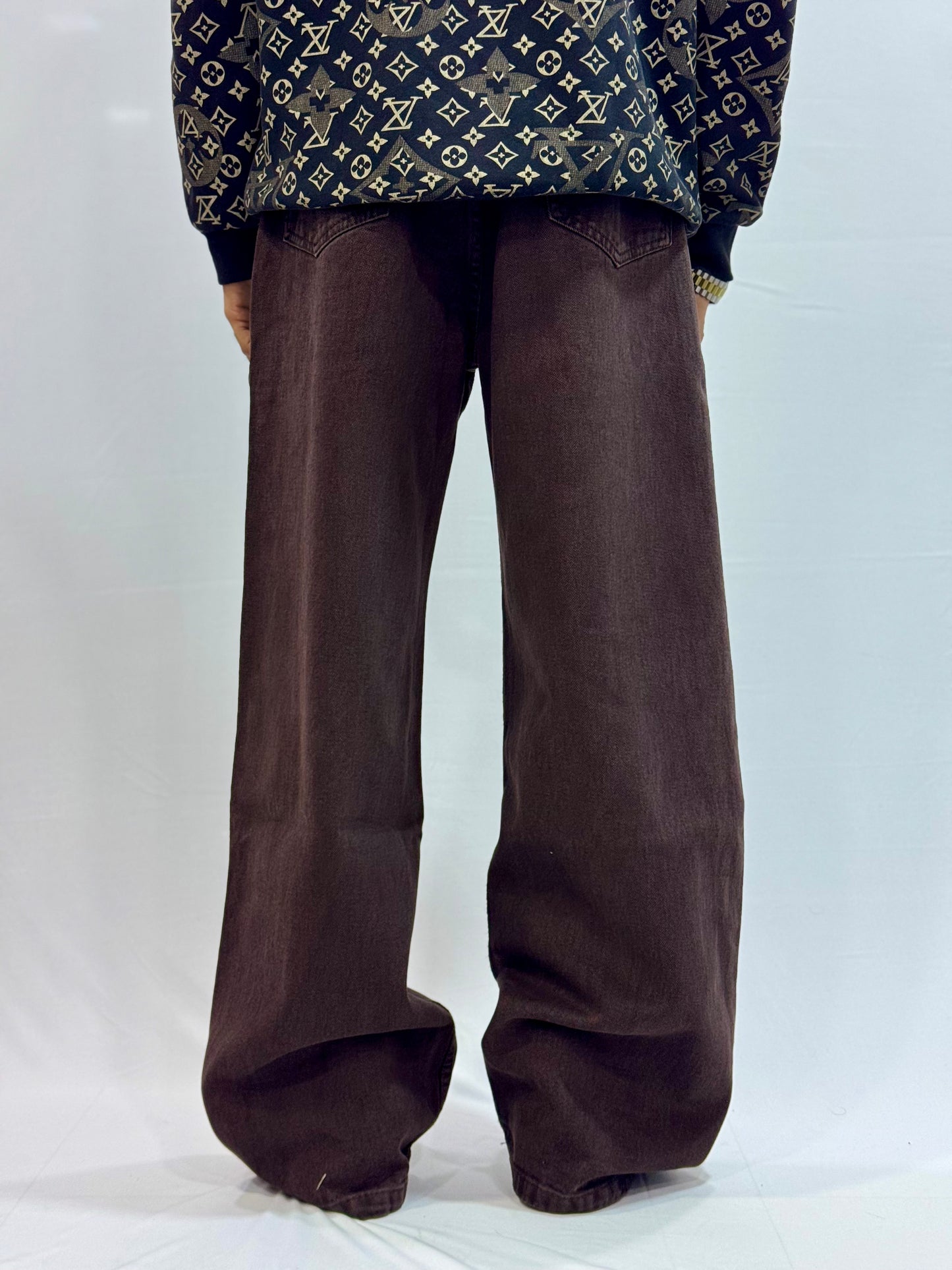 BAGGY FIT DENIM (MOCHA BROWN BAGGY)