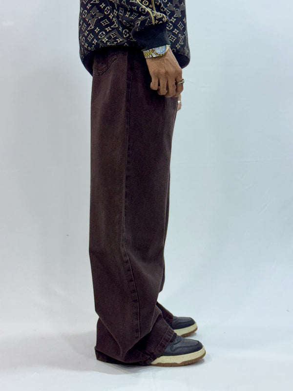 BAGGY FIT DENIM (MOCHA BROWN BAGGY)
