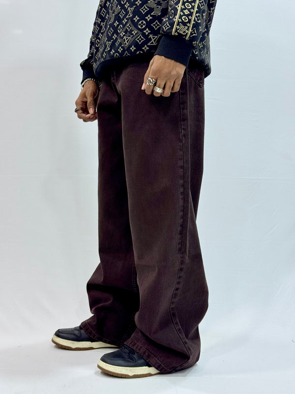 BAGGY FIT DENIM (MOCHA BROWN BAGGY)