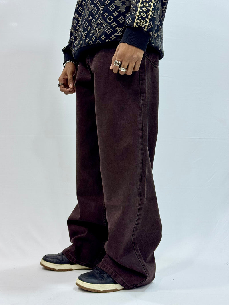 BAGGY FIT DENIM (MOCHA BROWN BAGGY)