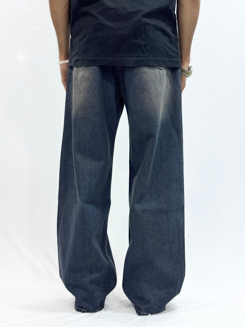 BAGGY FIT DENIM (RETRO WASH BLUE BAGGY)