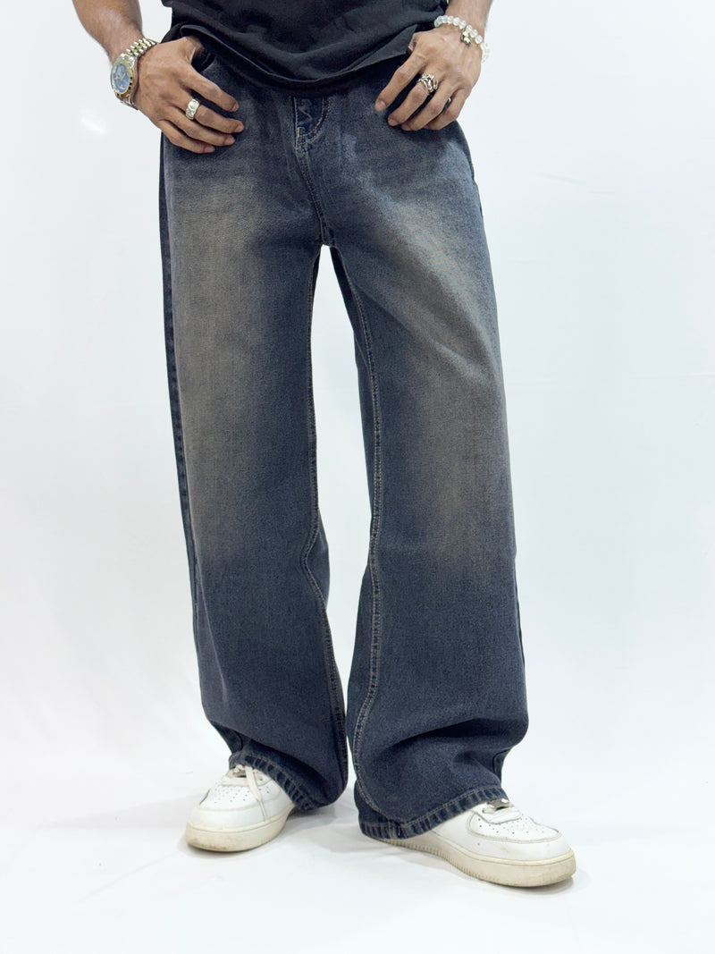 BAGGY FIT DENIM (RETRO WASH BLUE BAGGY)