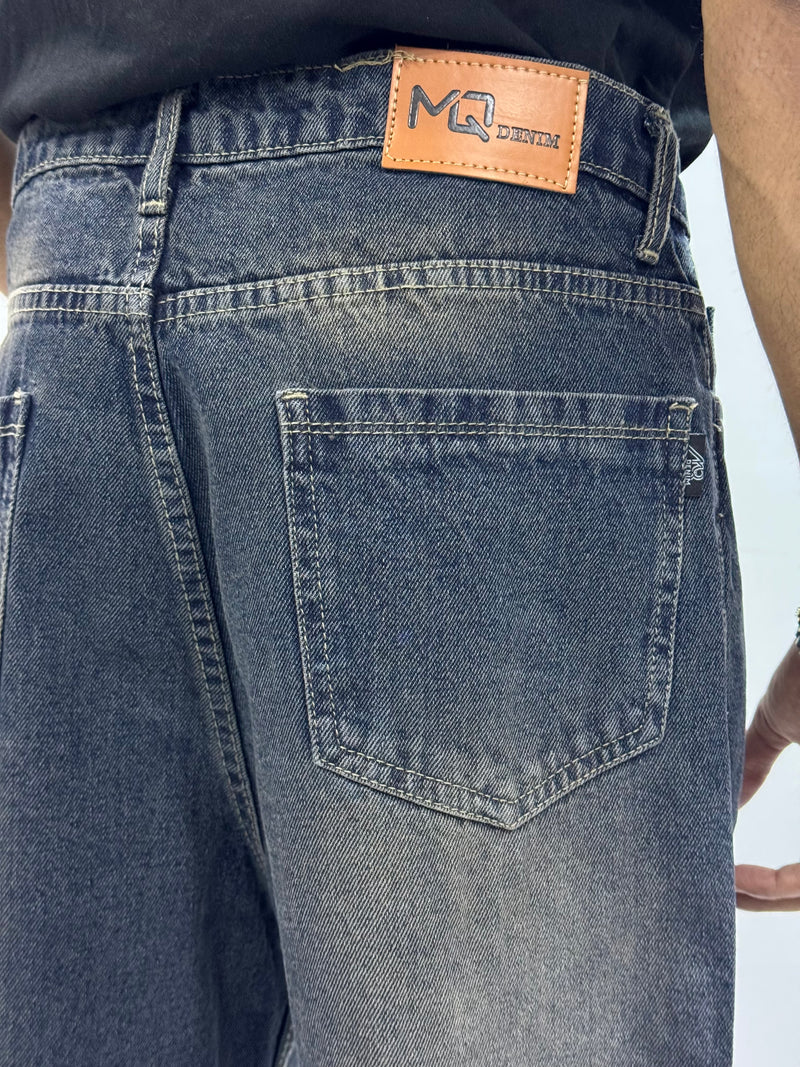 BAGGY FIT DENIM (RETRO WASH BLUE BAGGY)