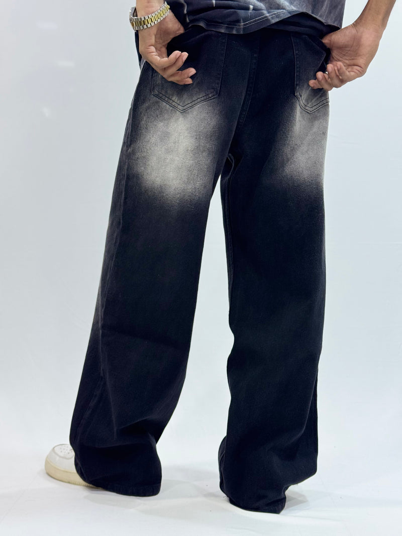 BAGGY FIT DENIM (BLACK WASH VINTAGE BAGGY)
