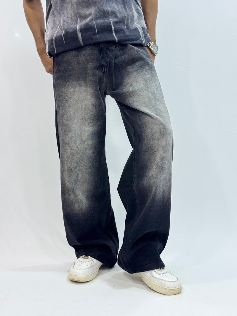 BAGGY FIT DENIM (BLACK WASH VINTAGE BAGGY)