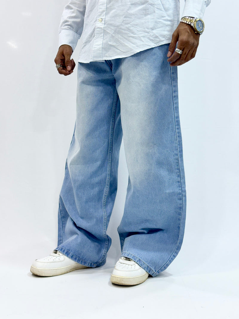 BAGGY FIT DENIM (FROST BLUE)