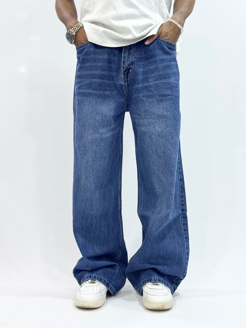 BAGGY FIT DENIM (INDIGO BLUE BAGGY)