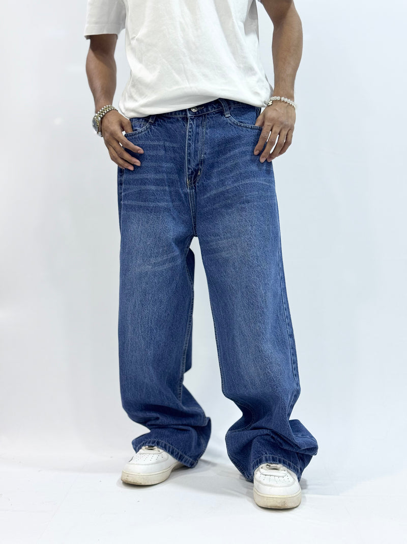BAGGY FIT DENIM (INDIGO BLUE BAGGY)
