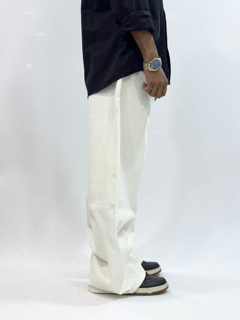 BAGGY FIT DENIM (ARCTIC  WHITE BAGGY)