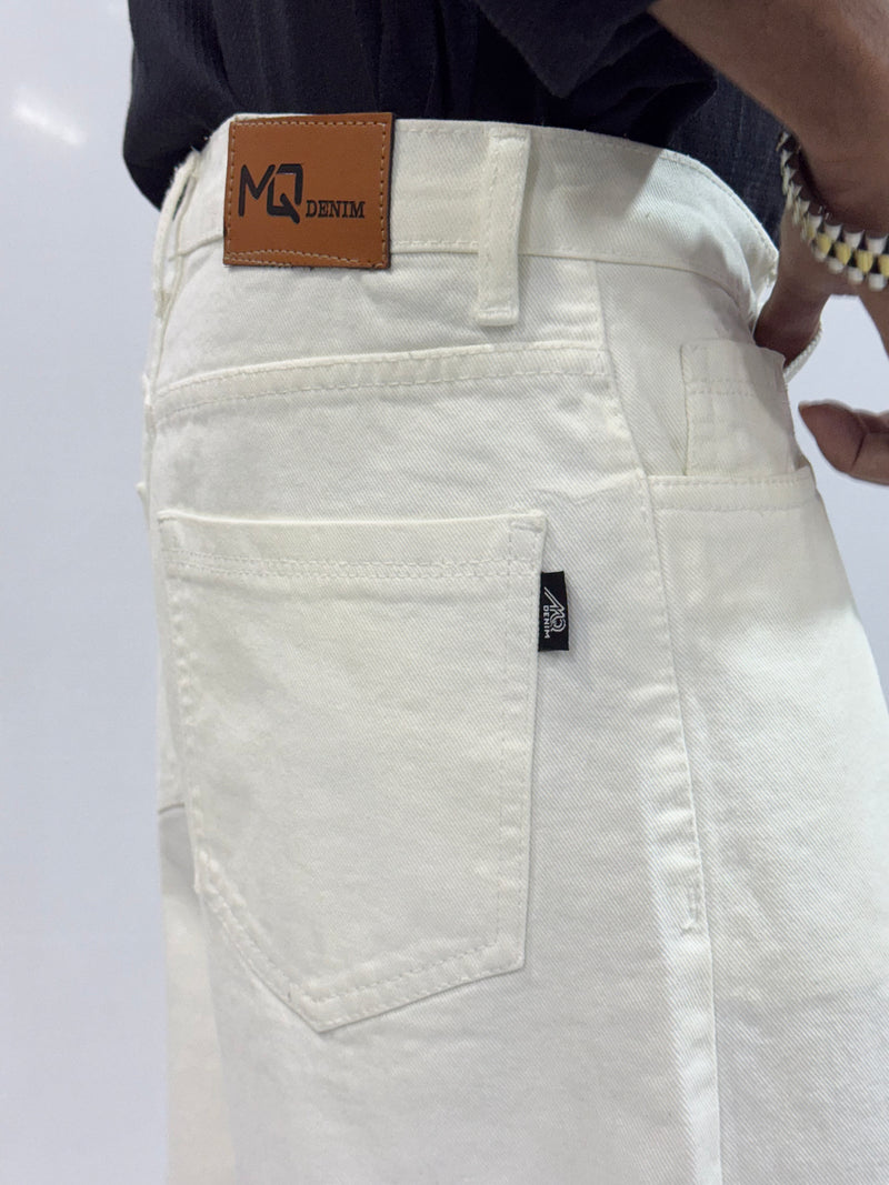 BAGGY FIT DENIM (ARCTIC  WHITE BAGGY)
