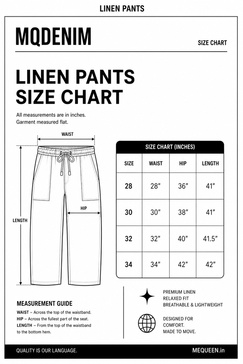 COTTON LINEN TROUSER (WHITE)