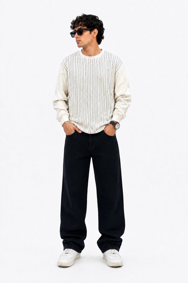JET BLACK STRAIGHT FIT