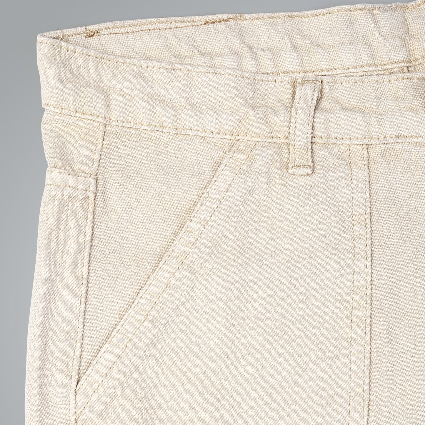 MQ Denim Men's Straight Leg 6-Pocket Mid Rise Cargo Jeans, Non-Stretchable and Pure Cotton Denim. Trendy and Comfortable Casual Wear.