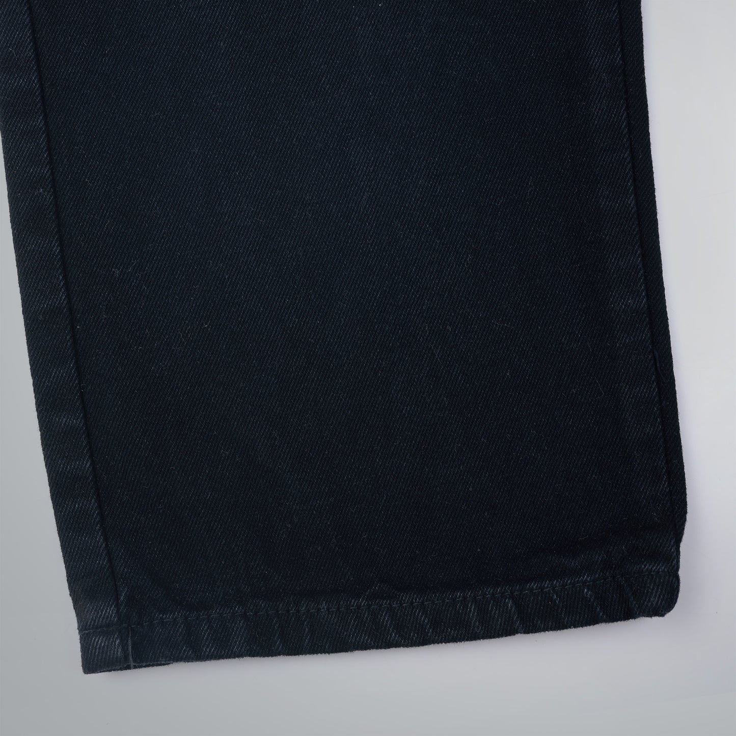 MQ Denim Men's Wide Leg 8-Pocket Mid Rise Black Cargo Jeans, Non-Stretchable and Pure Cotton Denim. Trendy and Comfortable Casual Wear.