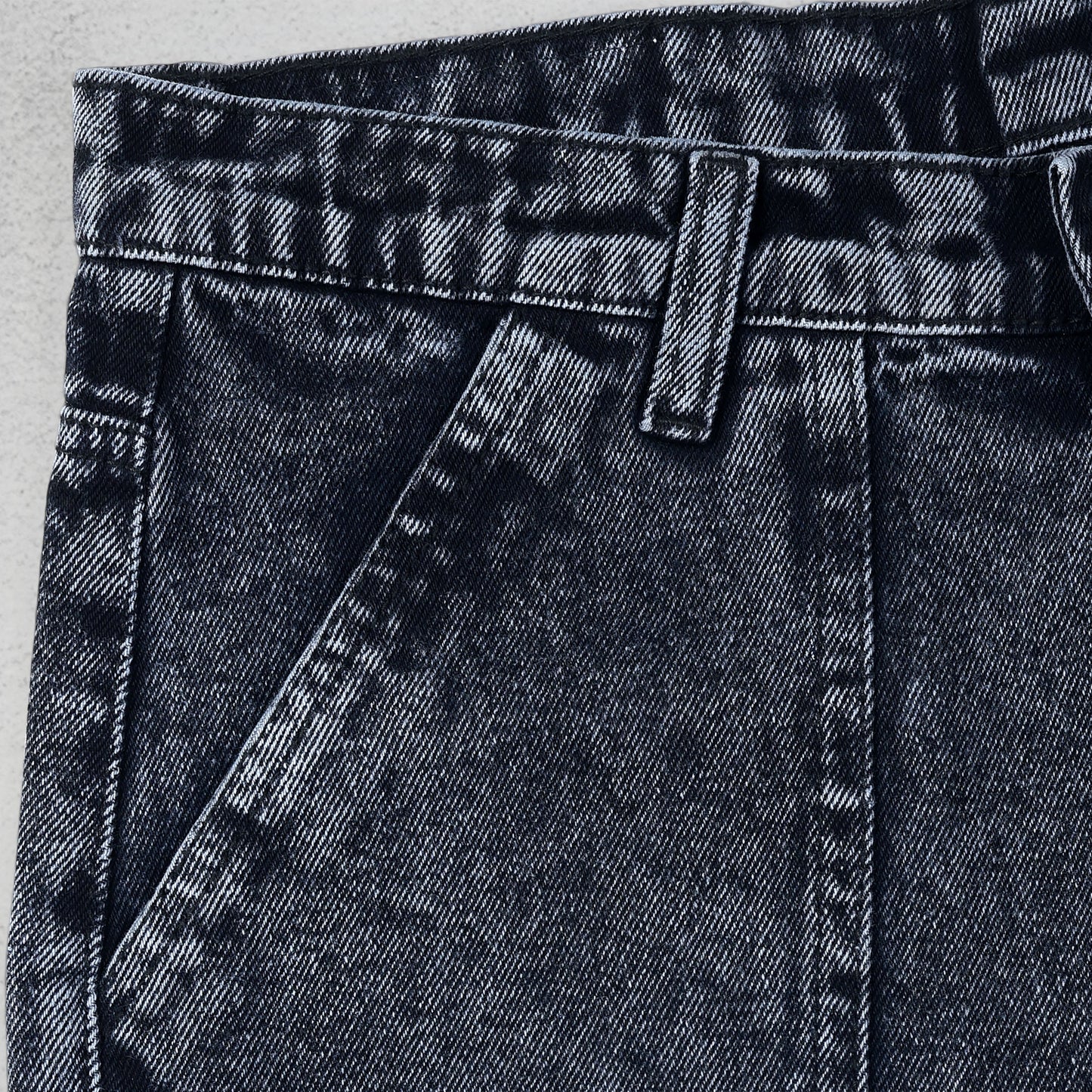 MQ Denim Men's Straight Leg 6-Pocket Mid Rise Cargo Jeans, Non-Stretchable and Pure Cotton Denim. Trendy and Comfortable Casual Wear.