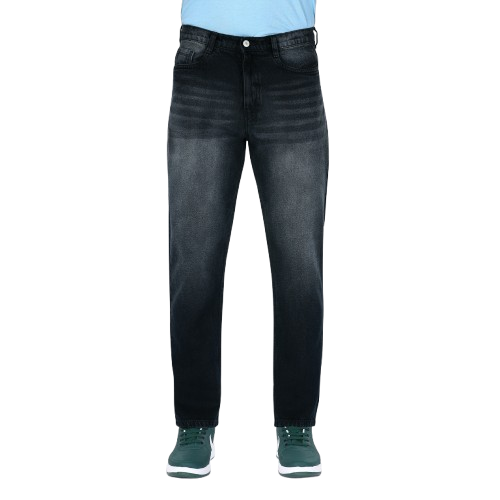 MQ Denim Non Stretchable Black Mid Rise Cotton Simple Style Timeless Casual wear Men Jeans
