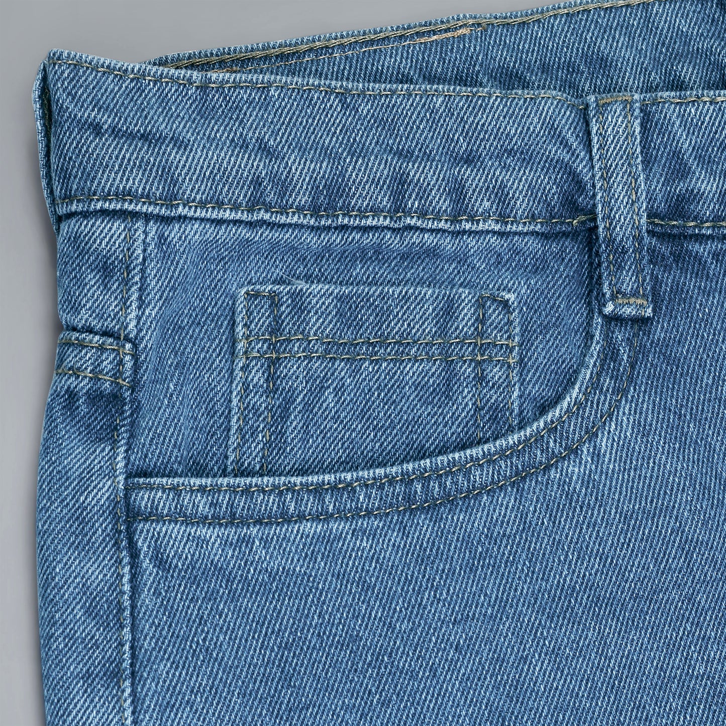 MQ Denim Men's Blue Ombre Style Regular Fit Mid Rise Non-Stretchable Pure Cotton Men's Jeans with Multiple Designs and Colour