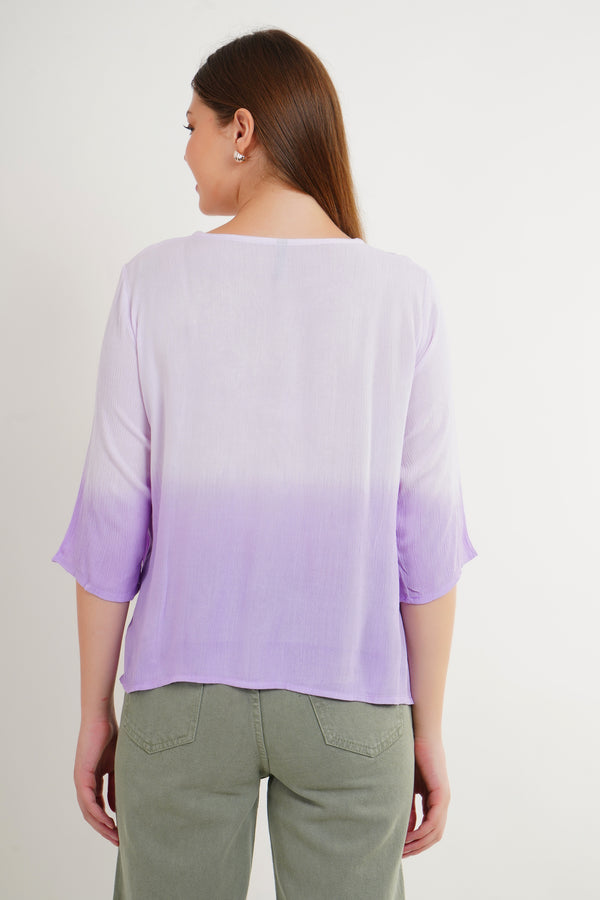MeQueen's Purple Ombre: A Touch of Delicate Embroidery