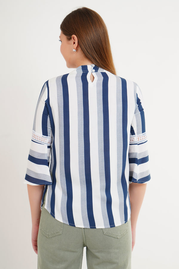 MeQueen Women’s Multi-color Checks Top