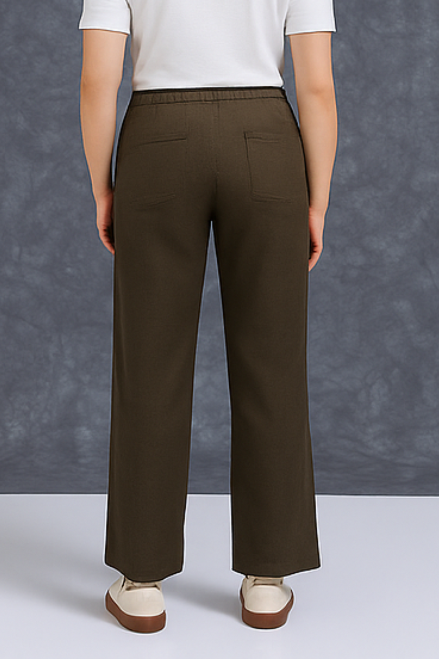 me Queen Women's Relaxed Fit Stylish Brown Linen Pants – Lightweight, Breathable, and Versatile Casual Wear